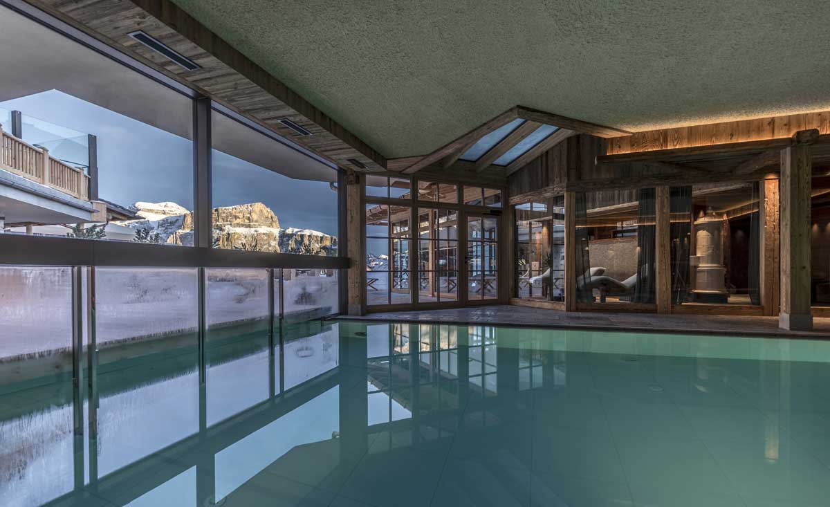 Wellness im Chalet im Refugio Salei in Südtirol