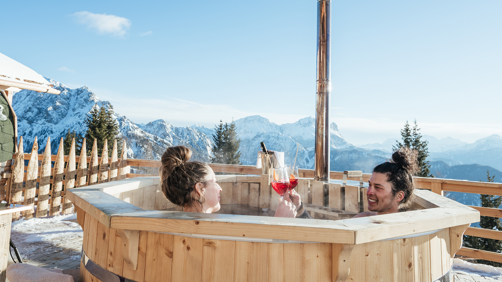 Rifugio Salei - Winterurlaub Dolomiten Südtirol