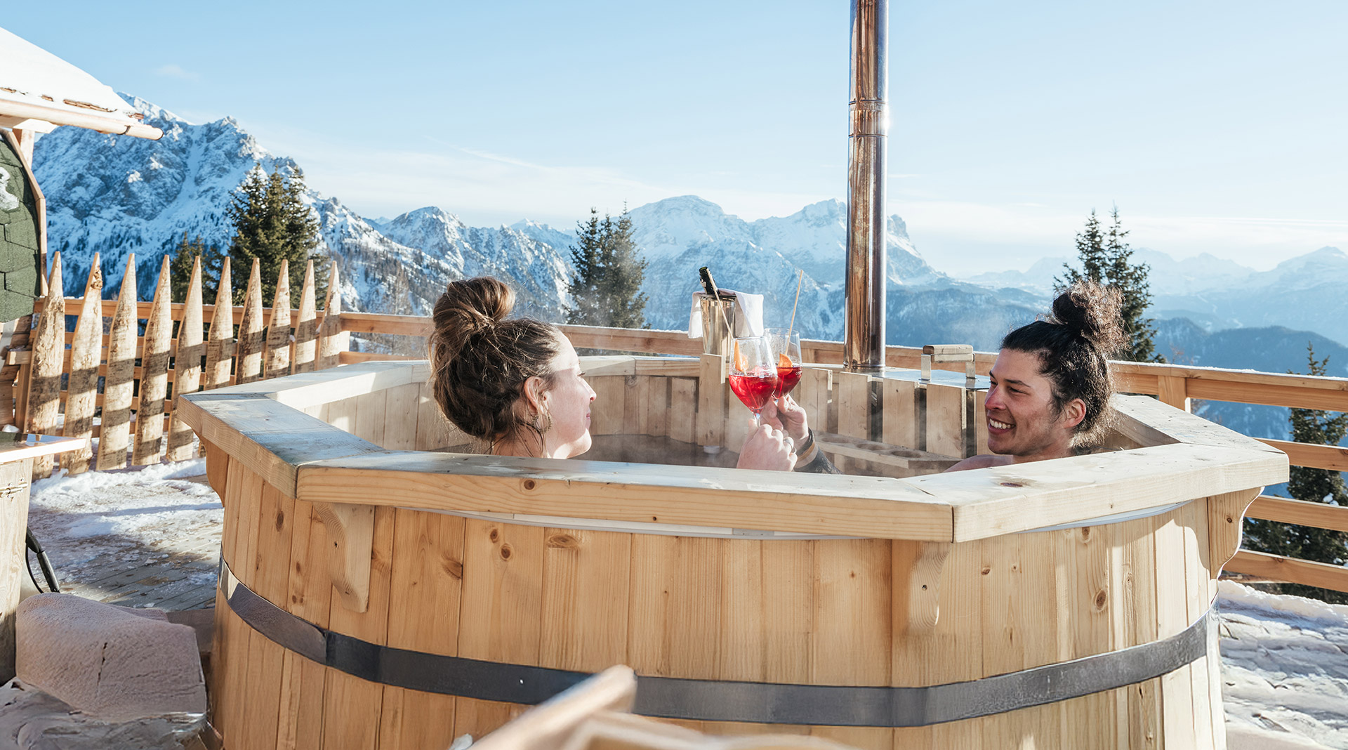Graziani Lodge Chalets Skiururlaub Chaletdorf Kronplatz Südtirol
