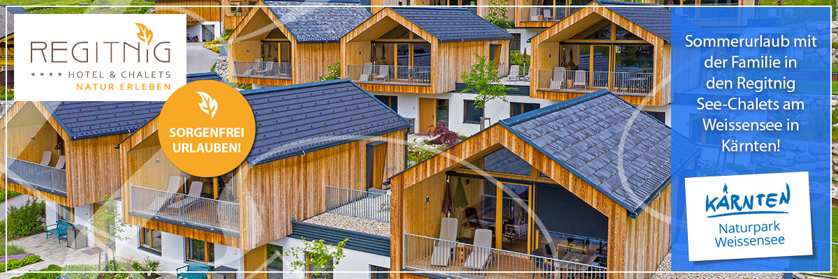 REGITNIG Chalets - Sommerurlaub im Family-Chalet am Weissensee Kärnten