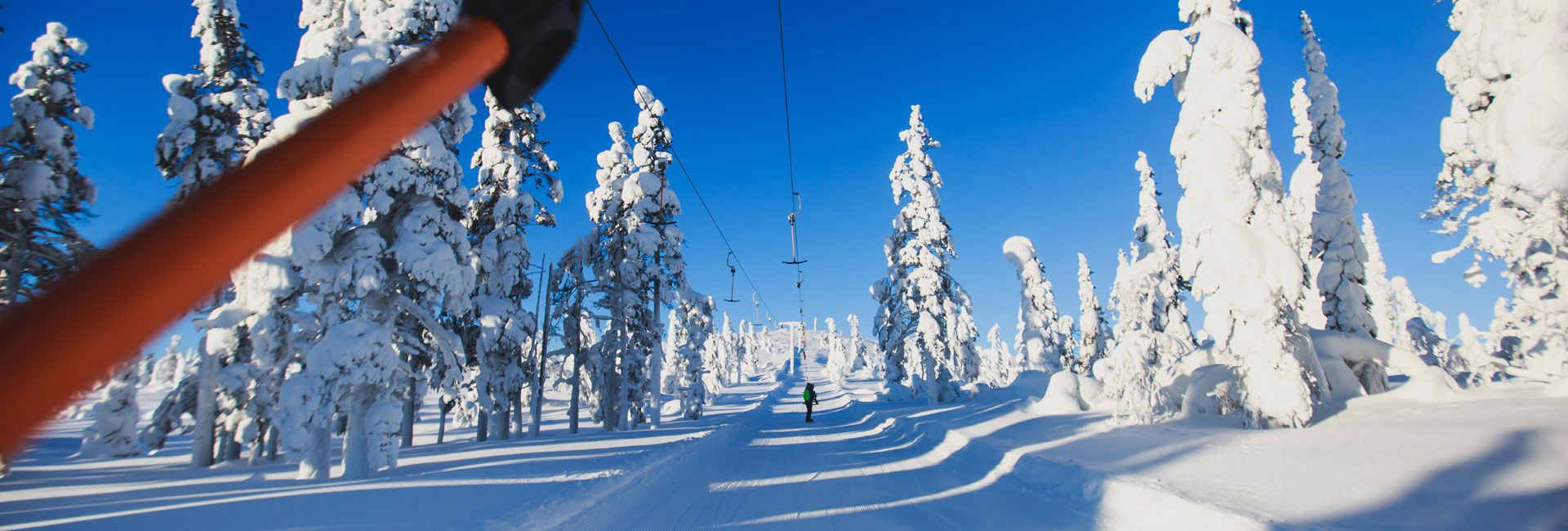 Chalets an der Piste